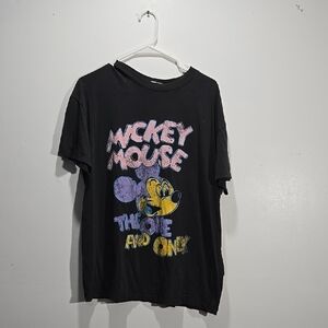 Mickey Mouse Black Kids T-Shirt